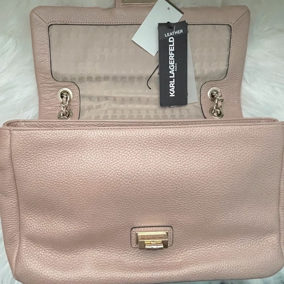 KARL LAGERFELD PARIS
Leather Flap Shoulder Bag - Picture 14 of 14